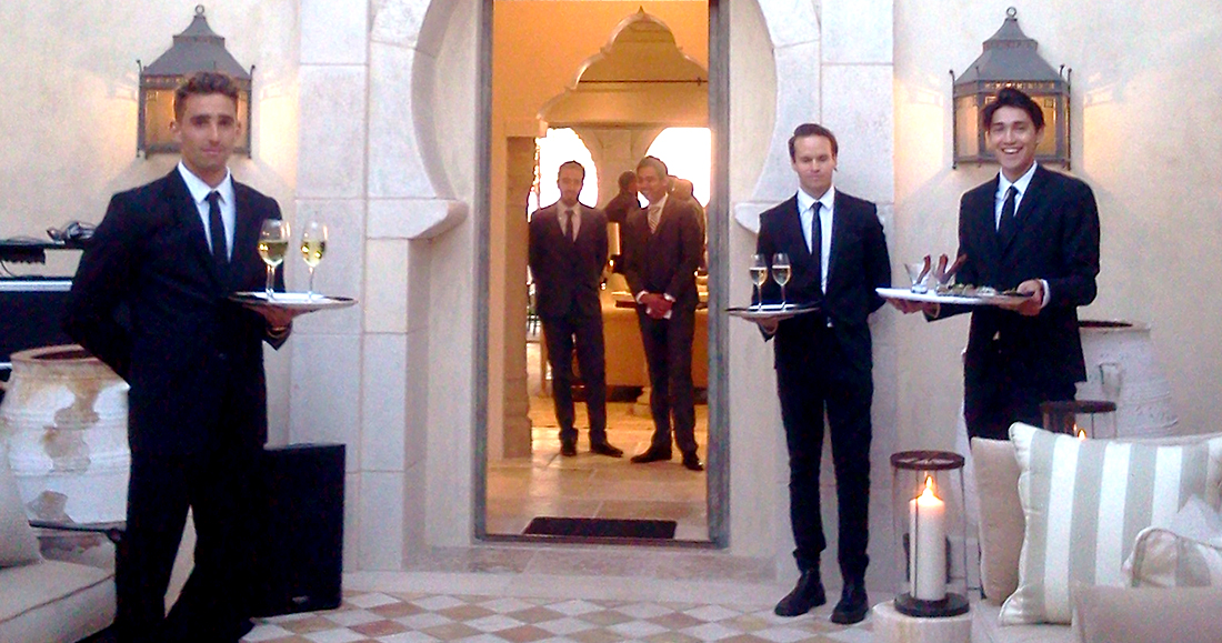 kristis birthdy party guys in front